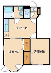 シャ－ロットタウン１の物件間取画像